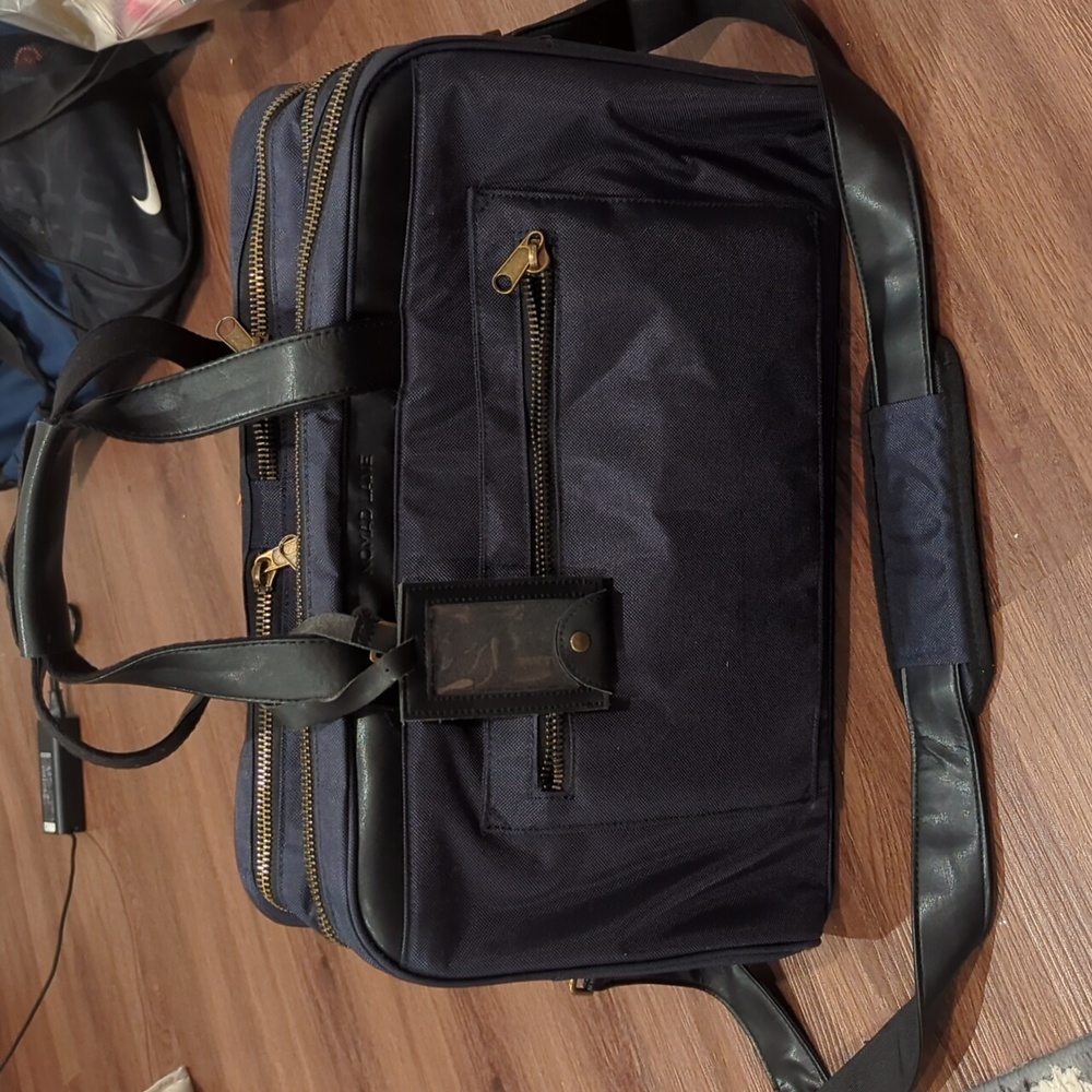 Nomad Lane Bento Bag Carry On / Personal Item Bag - Navy Blue /  Gold